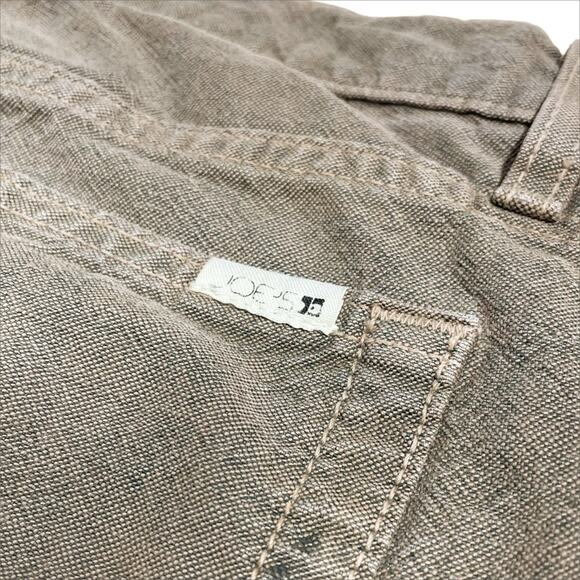 JOE’S JEANS Brixton Straight & Narrow Paint-Splattered Raw Hem Jeans Bark W33 - Picture 6 of 10